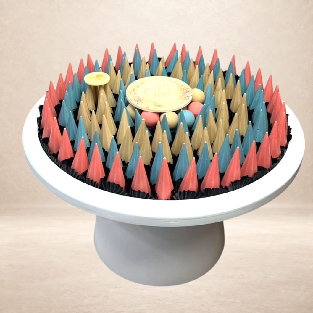 ستاند خشبي شوكليت كون بيبي | Wooden Stand with Baby Chocolate Cones