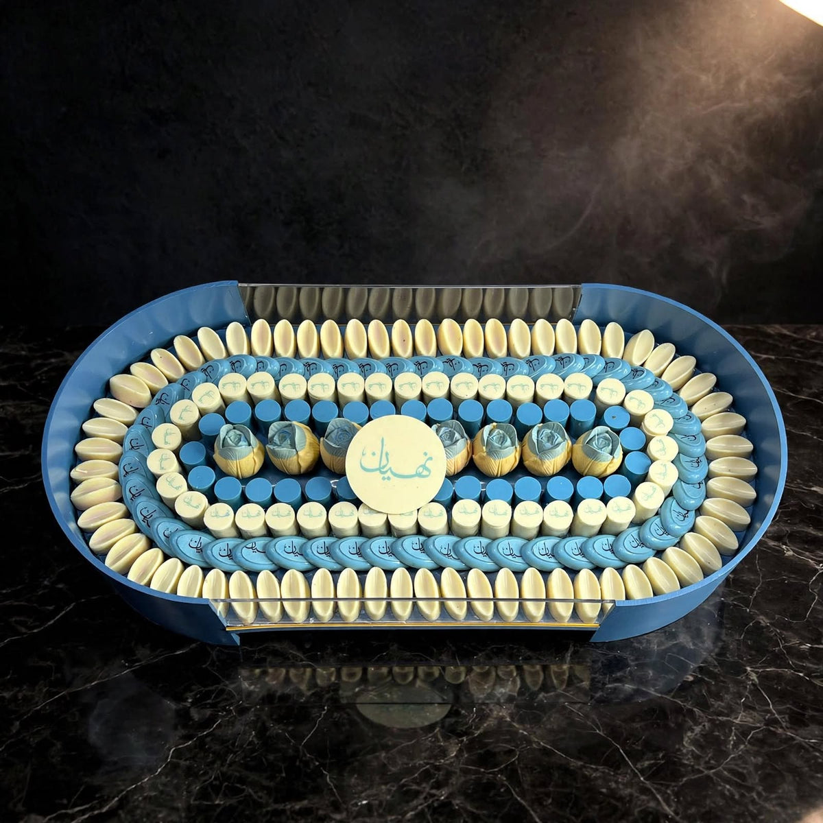 ستاند أوفال بيبي أزرق | Blue Oval Baby Stand