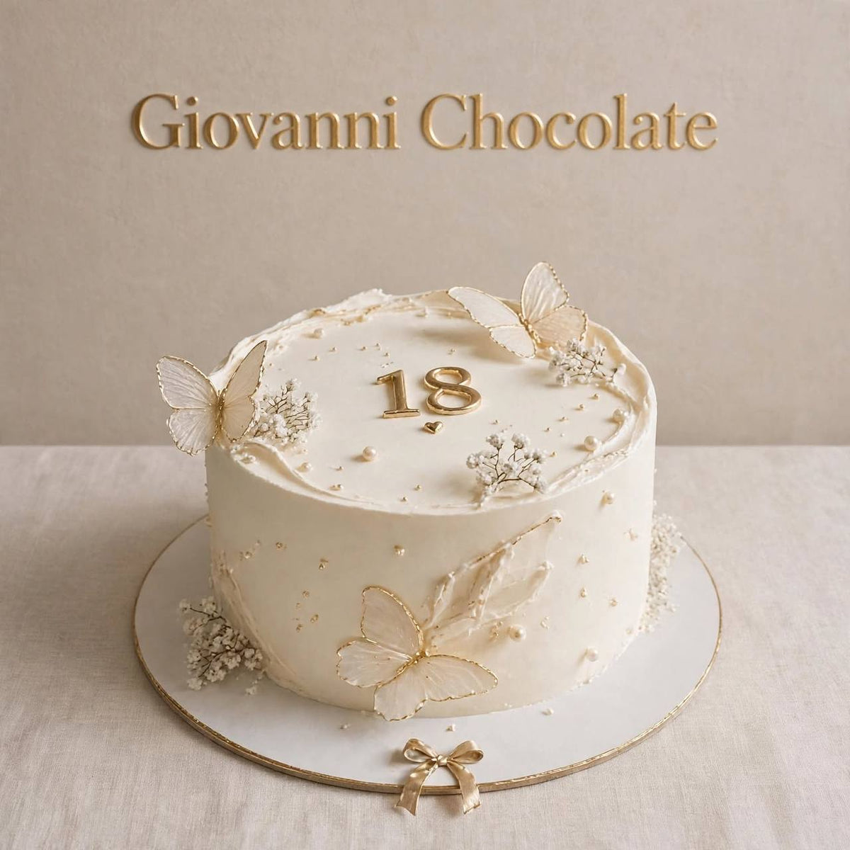 White 18th birthday cake | GC-108