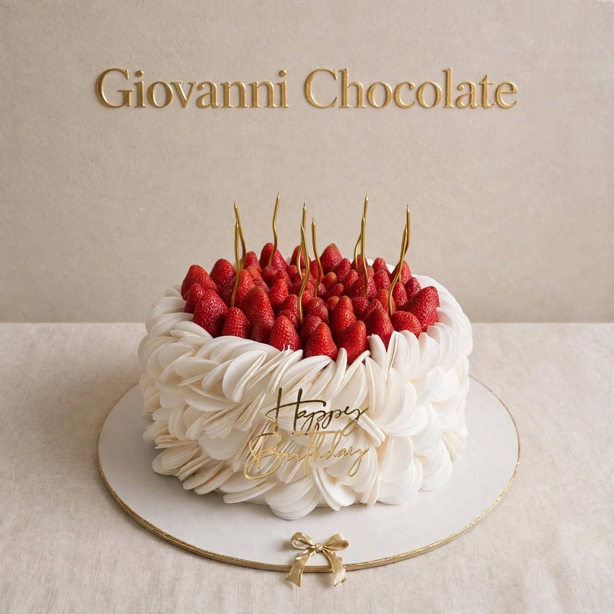 Fresh strawberry birthday cake | GC-47