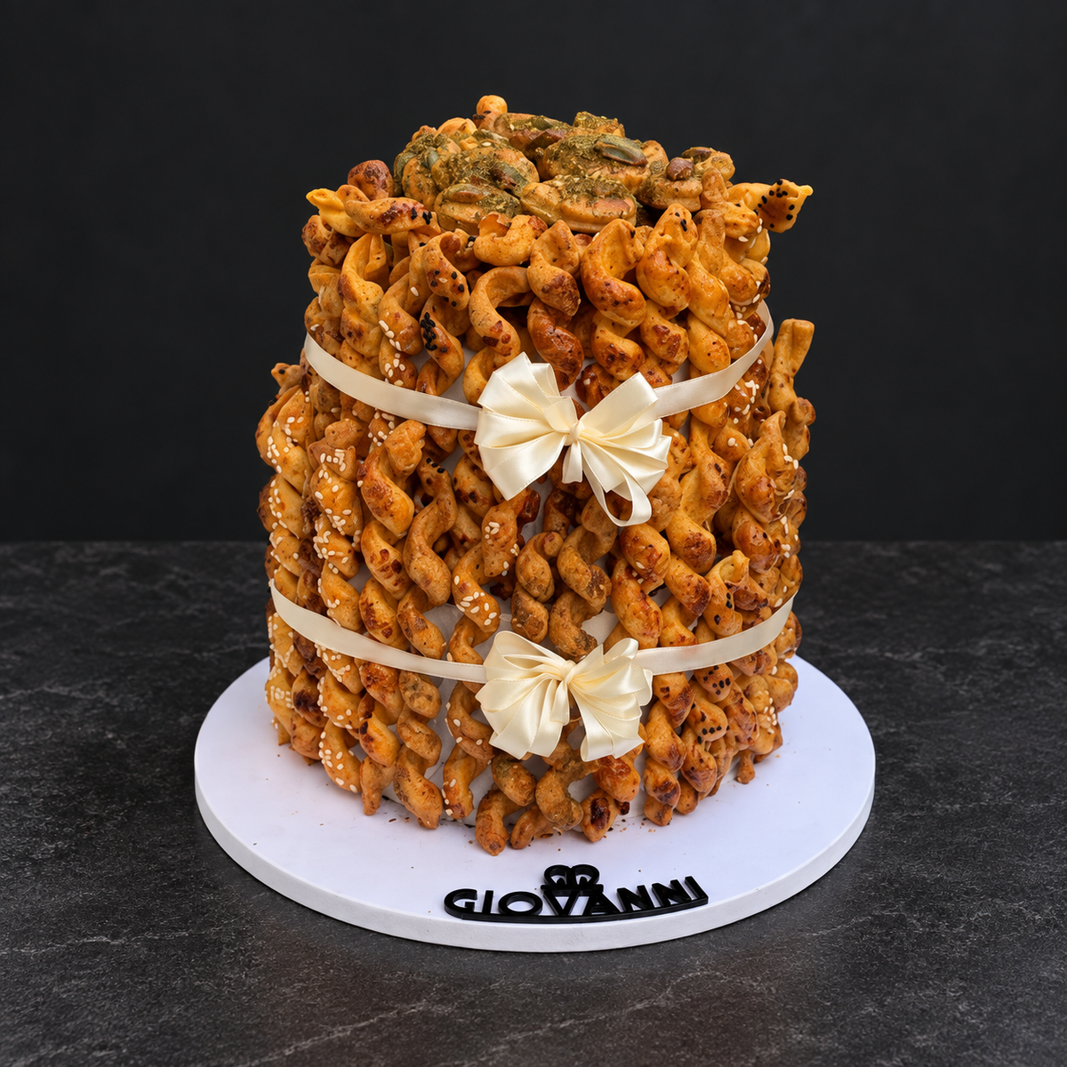 هرم موالح حلزون – Spiral Savory Pyramid – صورة 3