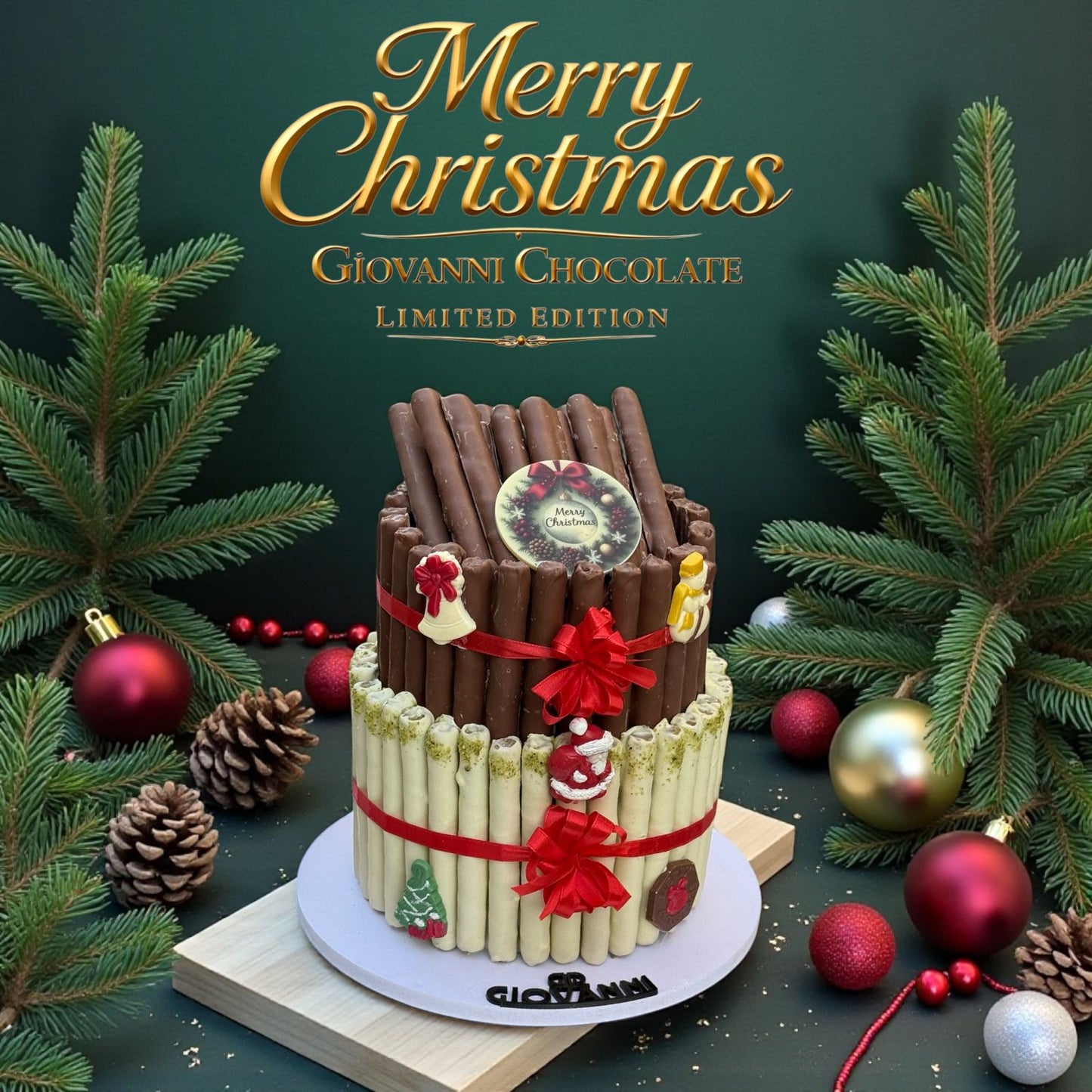 Fine Fair Chocolate Pyramid – Christmas Inspired
