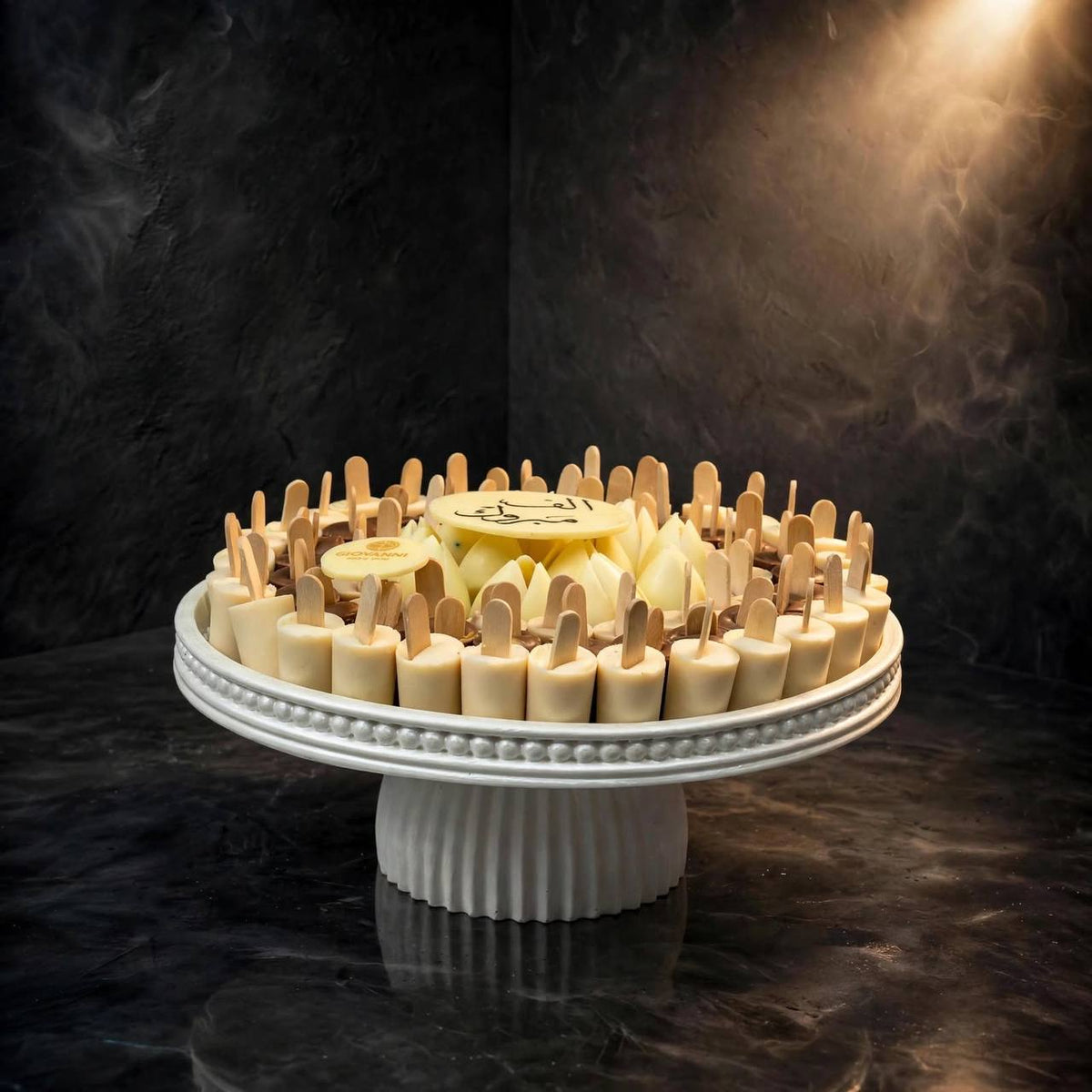 Prestige Package luxury chocolates and treats on five elegant plates – 6 | باكيج بريستيج من الشوكولاتة الفاخرة والموالح على خمس صحون أنيقة – 6