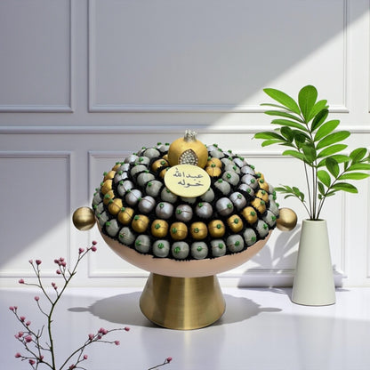 صحن شوكولاتة فاخر بطباعة مخصصة -
Luxury Custom-Printed Chocolate Platter