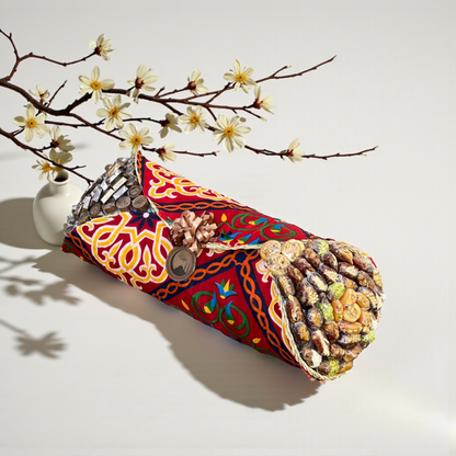 Luxury Palm Basket with Dates & Chocolate Larg  سلة خوص فاخرة بالتمور والشوكولاتة كبيرة