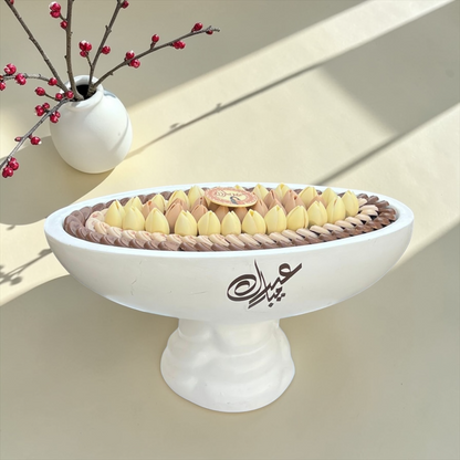 Ceramic Vase with Giovanni Signature Chocolate فاز سيراميك فاخر مع تشكيلة شوكليت سيجنتشر من جيوفاني