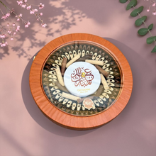 Round Leather Platter with Signature Chocolate| E197