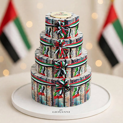 هرم فاين فير أربعة طوابق – 100 قطعة | Four-Tier Fine Fare Pyramid – 100 Pieces