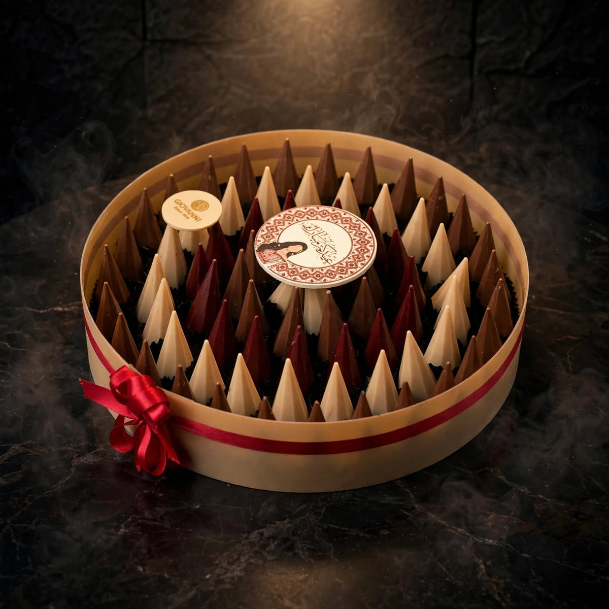 بوكس أكريليك كون شوكولاتة | Acrylic Box – Chocolate Cones
