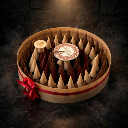 بوكس أكريليك كون شوكولاتة | Acrylic Box – Chocolate Cones