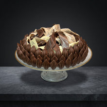 صحن شوكولاتة الكاكاو بشرائط قابلة للطباعة | Cocoa Chocolate Platter with Printable Ribbons