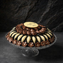صحن كريستال شوكولاتة مشكلة | Assorted Chocolate Crystal Platter