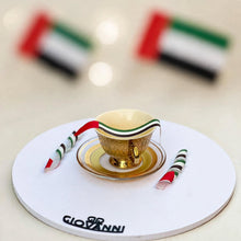 ورق سكر شرائط مطبوع بألوان العلم | UAE Flag Printed Sugar Paper Ribbons