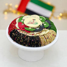 ستاند فوريكس فاخر بشوكولاتة المروحة – يوم العلم | UAE Flag Day Fan Chocolate Forex Display Stand
