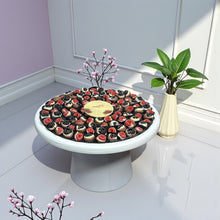 صحن فواكه فريش مغطّسة بالشوكولاتة مع استاند فاخر 
Luxury Fresh Fruit Chocolate Platter with Stand