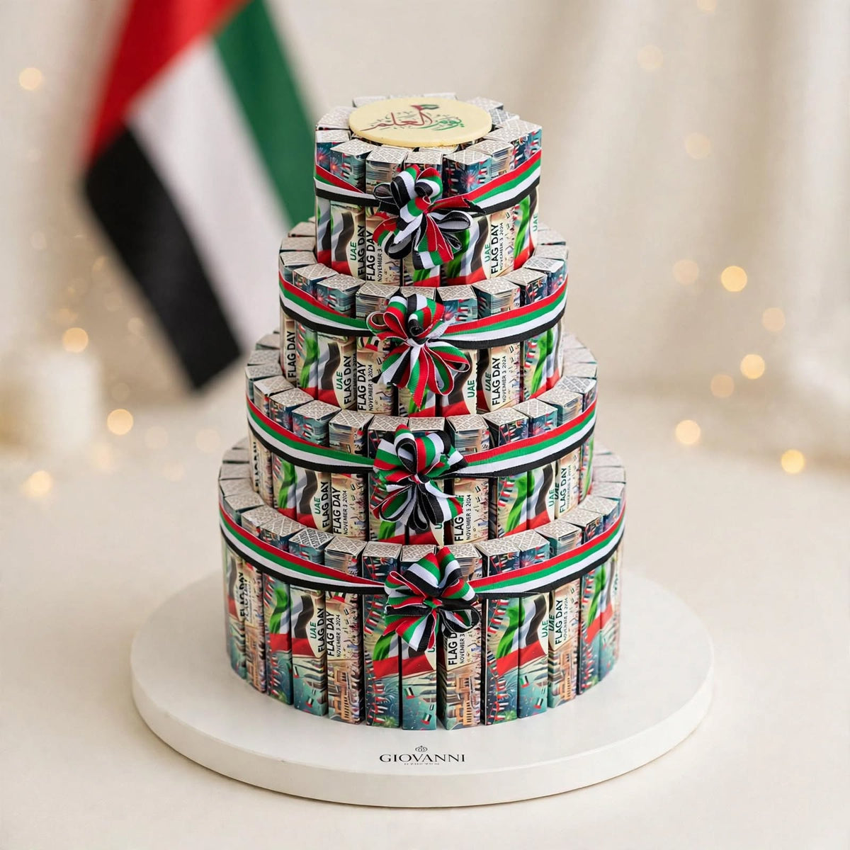 هرم فاين فير أربعة طوابق – 100 قطعة | Four-Tier Fine Fare Pyramid – 100 Pieces