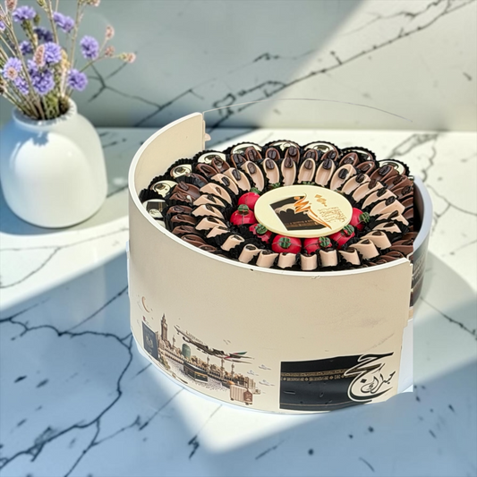 Giovanni Luxury Acrylic Platter with Signature Belgian Chocolate – Hajj Collection