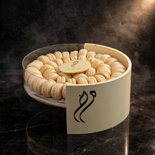 ستاند أكريليك دائري مكرون – 1.8 كغ | Round Acrylic Stand – Macarons (1.8 kg)