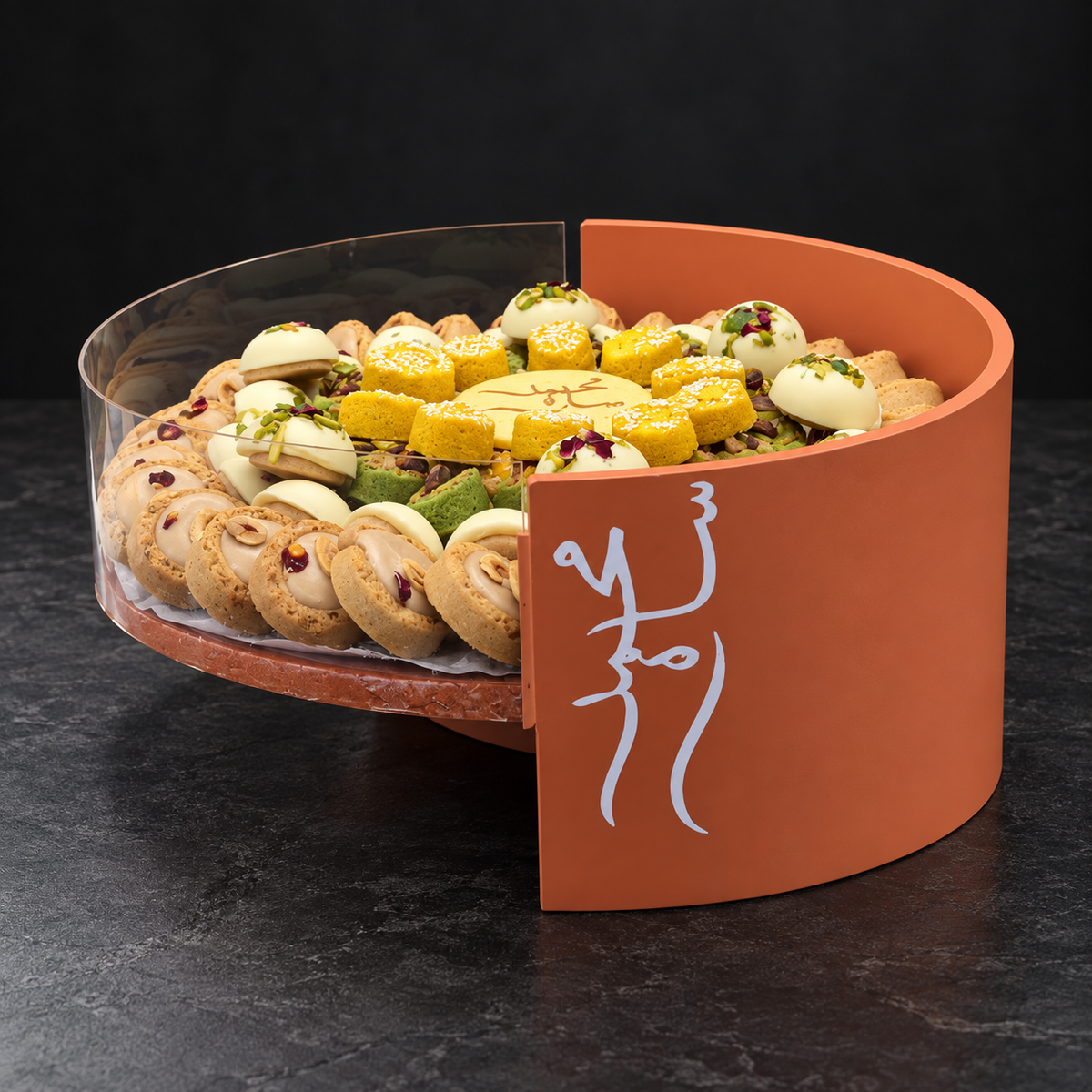 باكيدج الأكريليك مع الخشب للأعراس والمناسبات (٧ صحون) – Acrylic & Wood Wedding and Occasions Package (7 Platters) – صورة 5