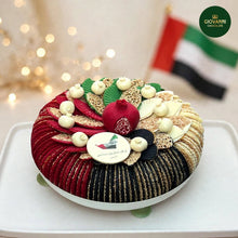 صحن شوكولاتة سمسم مروحة لوكشري | Luxury Sesame Fan Chocolate Platter