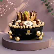 VIP Italian Stainless Steel Tray with Signature Belgian Chocolate | E187