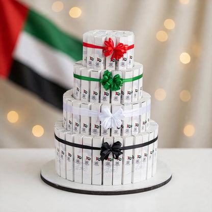 هرم فاين فير أربعة طوابق – 100 قطعة | Four-Tier Fine Fare Pyramid – 100 Pieces