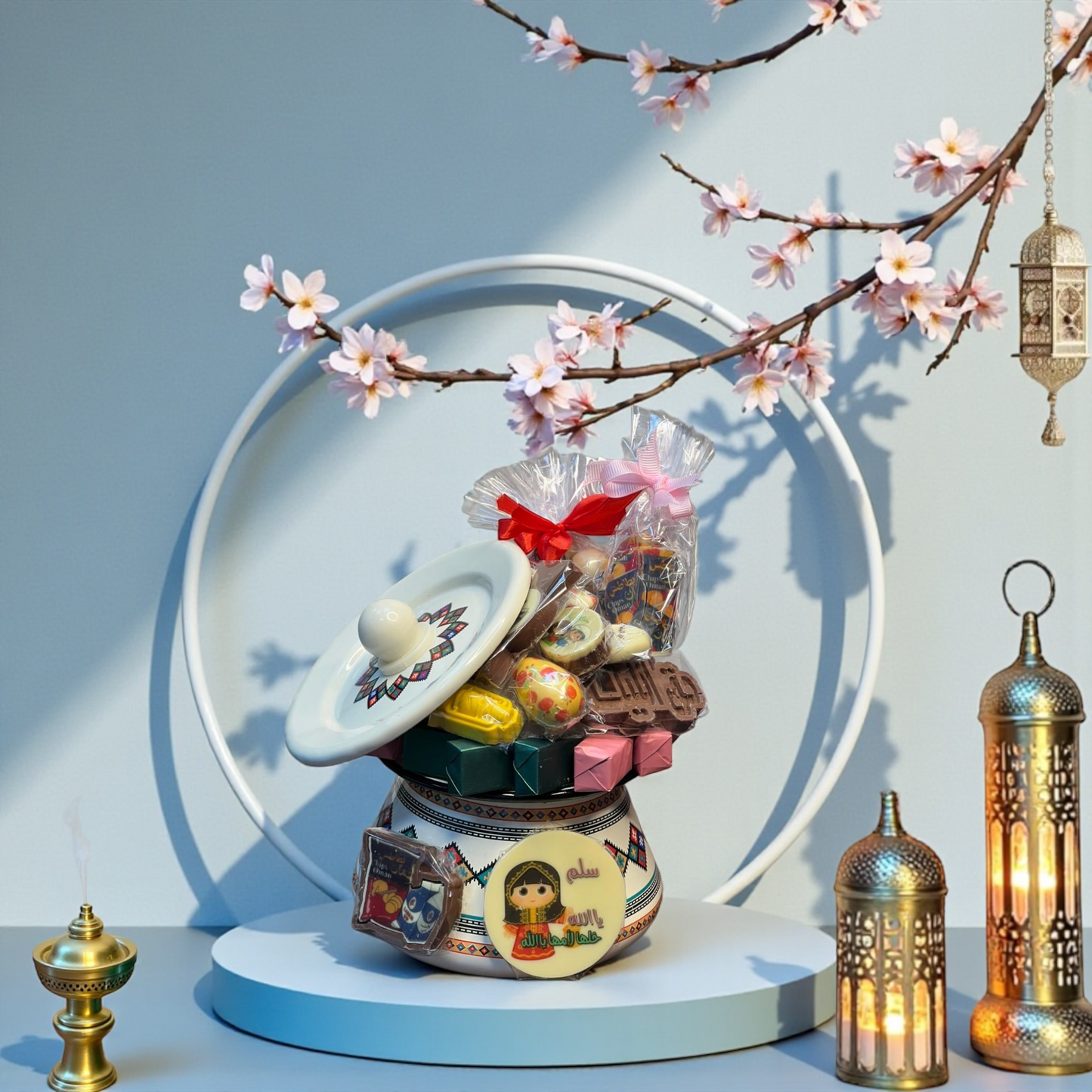 صحن تراثي مع شوكولا ميكس  – حق الليلة