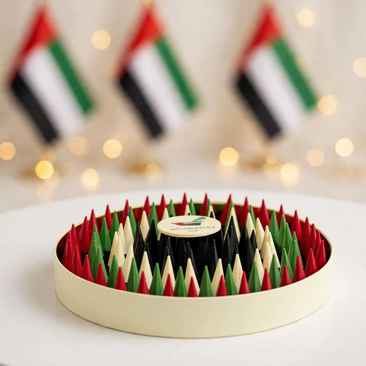 صحن كرتون شوكولاتة كون | Chocolate Cone Cardboard Platter