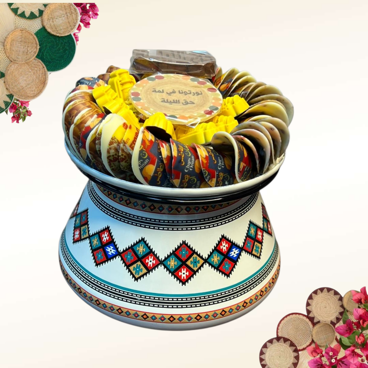 صحن تراثي مع شوكولا ميكس  – حق الليلة