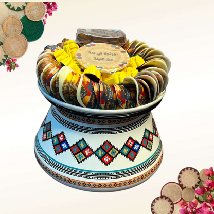 صحن تراثي مع شوكولا ميكس  – حق الليلة