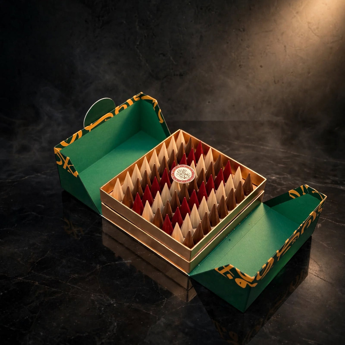 بوكس أرابيسك طبقتين | Arabesque Chocolate Box – 2 Layers