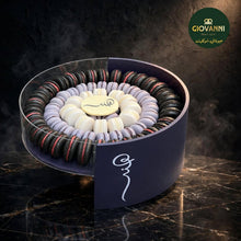 ستاند أكريليك دائري مكرون – 1.6 كغ | Round Acrylic Stand – Macarons (1.6 kg)