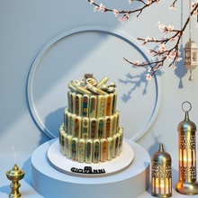 هرم توزيعات شوكليت مطبوع  مغلف نيلون– حق الليلة