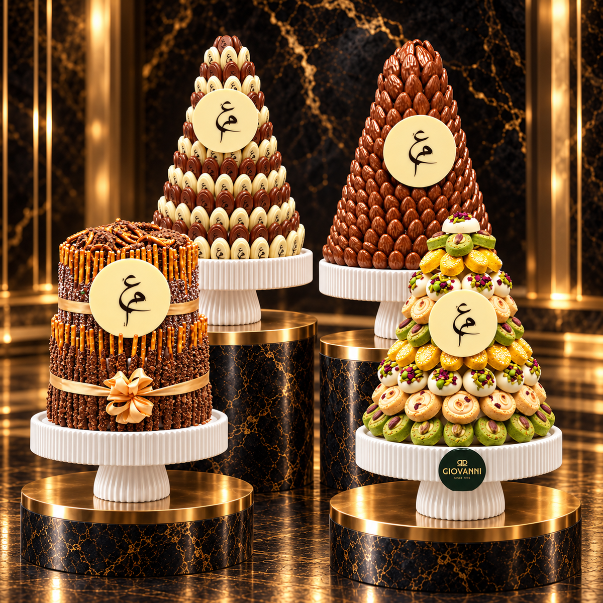 باكيج سيزر | Caesar Package – Luxury Porcelain Pyramid Set
