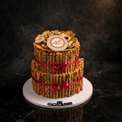 هرم ستيك موالح طبقين | Two-Tier Savory Stick Pyramid