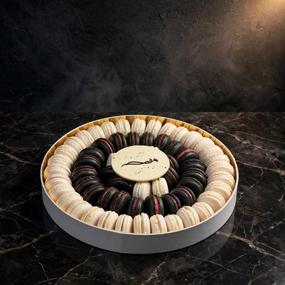 بوكس كرتون مكرون كبير – تصميم إضافي | Large Macaron Gift Box – Additional Design