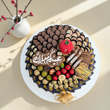 Luxury Round Acrylic Platter – Giovanni Signature Chocolate صحن اكريليك دائري فاخر مع شوكليت سيجنتشر جيوفاني