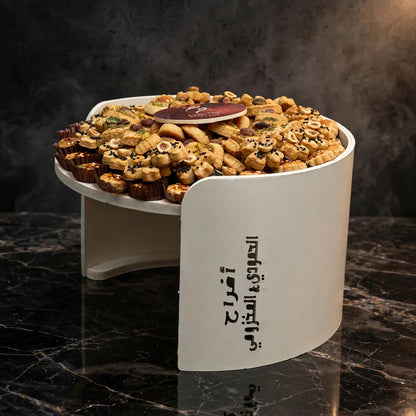 ستاند أكريليك دائري موالح | Round Acrylic Stand – Savories