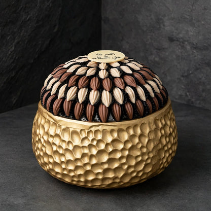 صحن سيراميك بشوكولاتة الكاكاو | Ceramic Cocoa Chocolate Platter
