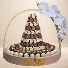 سلة شوكليت مخمل | Velvet Chocolate Basket