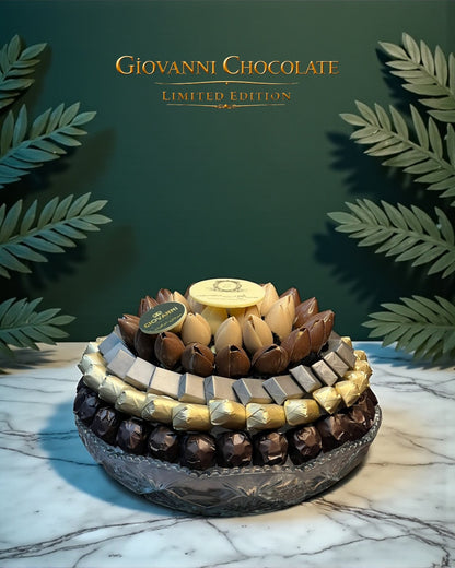 Luxury Crystal Belgian Chocolate Platter