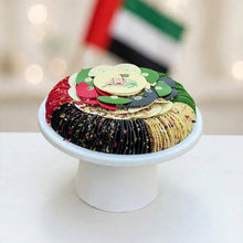 ستاند فوريكس فاخر بشوكولاتة المروحة – يوم العلم | UAE Flag Day Fan Chocolate Forex Display Stand
