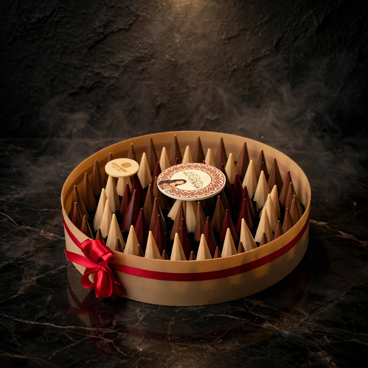 بوكس أكريليك كون شوكولاتة | Acrylic Box – Chocolate Cones