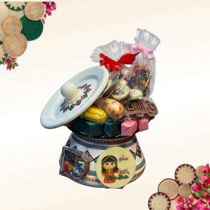 صحن تراثي مع شوكولا ميكس  – حق الليلة