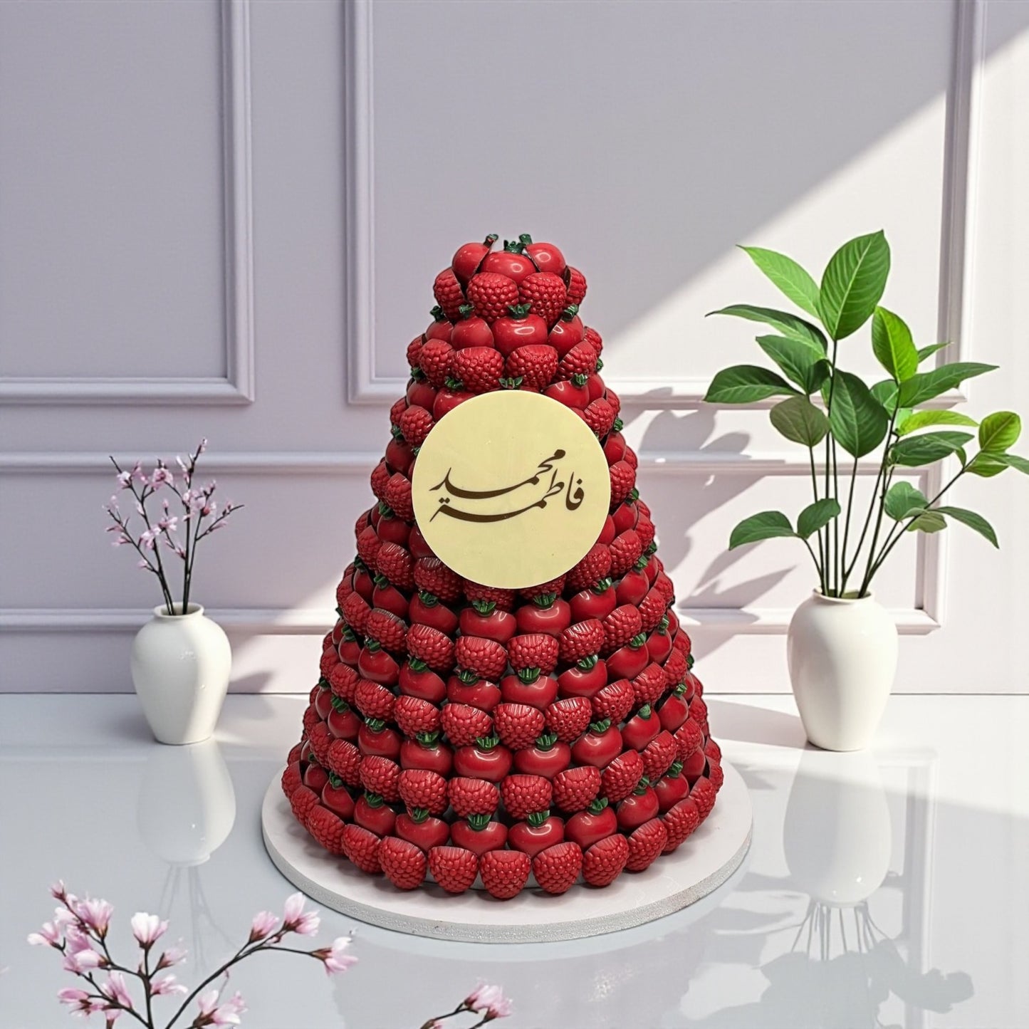 هرم شوكولاتة الرومان بطباعة مخصصة
Roman Chocolate Pyramid – Custom Printed