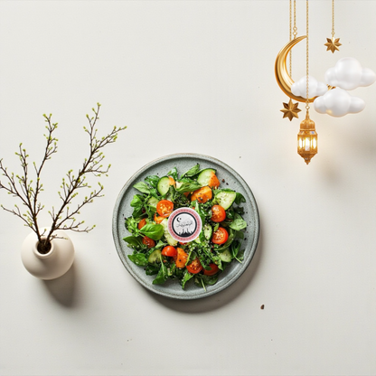 Edible Wafer Paper Multipurpose Toppers – Ramadan Print – 12 Pieces  ورق ويفر صالح للأكل متعدد الاستخدام – طباعة رمضان – 12 قطعة