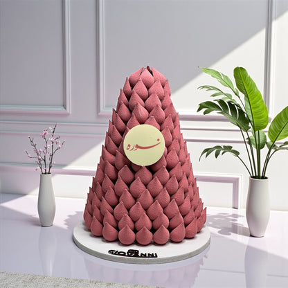 هرم شوكولاتة حبة الجوافة بطباعة مخصصة Guava Chocolate Pyramid with Custom Print
