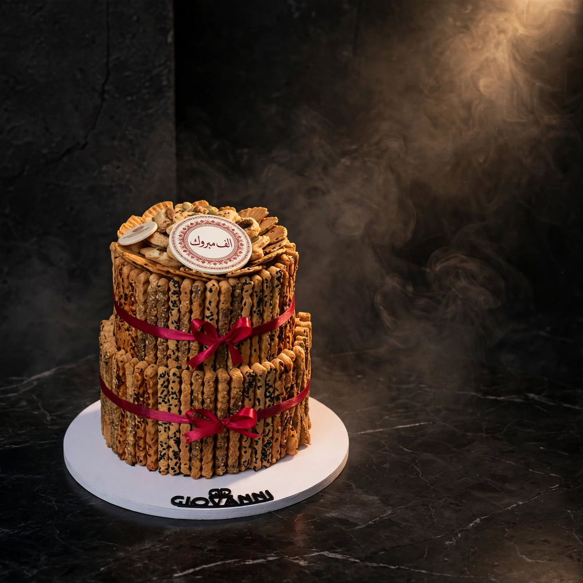 هرم ستيك موالح طبقين | Two-Tier Savory Stick Pyramid