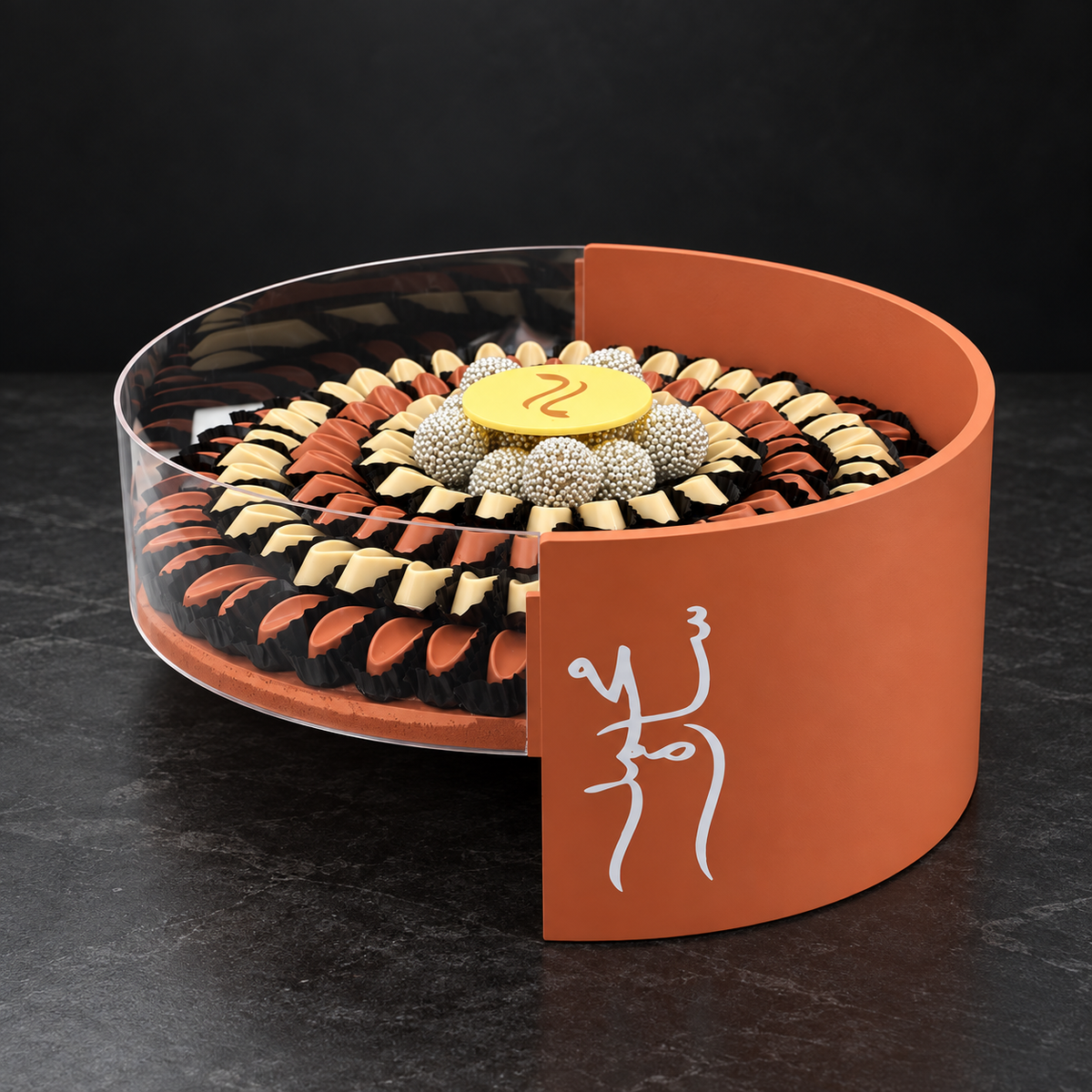 باكيدج الأكريليك مع الخشب للأعراس والمناسبات (٧ صحون) – Acrylic & Wood Wedding and Occasions Package (7 Platters) – صورة 2