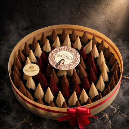 بوكس أكريليك كون شوكولاتة | Acrylic Box – Chocolate Cones